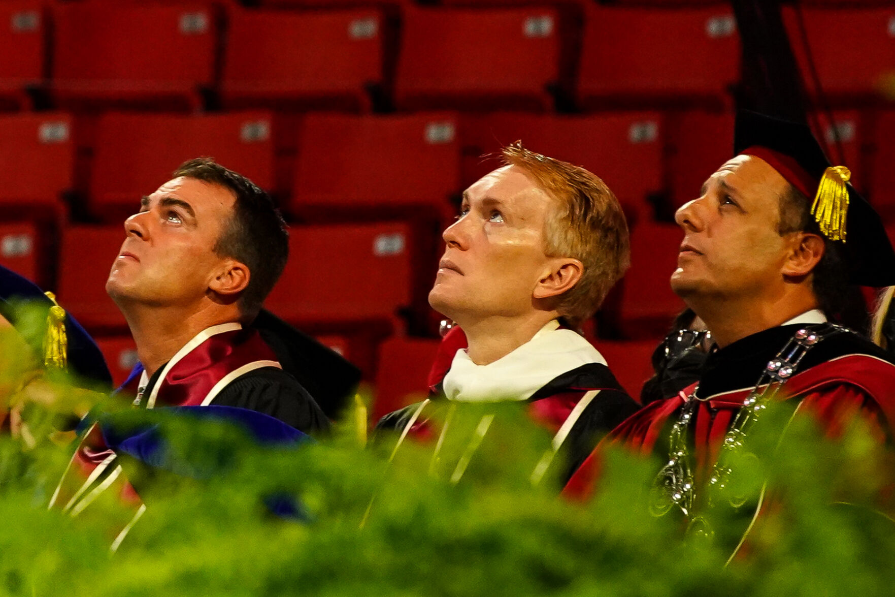 Kevin Stitt, James Lankford and Joseph Harroz